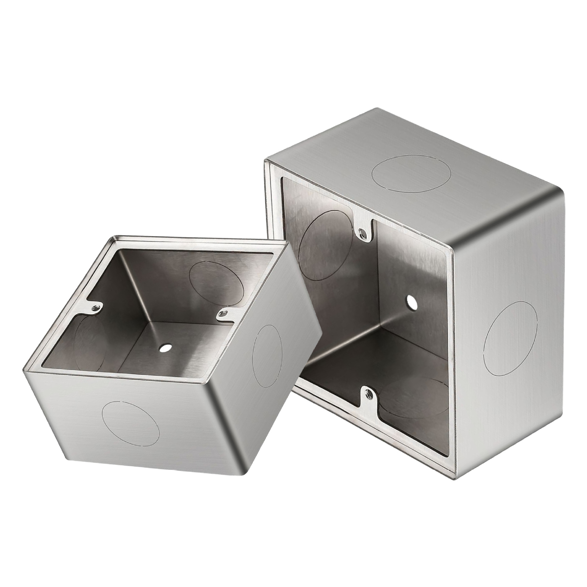 Caja inferior de acero inoxidable Universal de 86 tipos caja eléctrica impermeal
