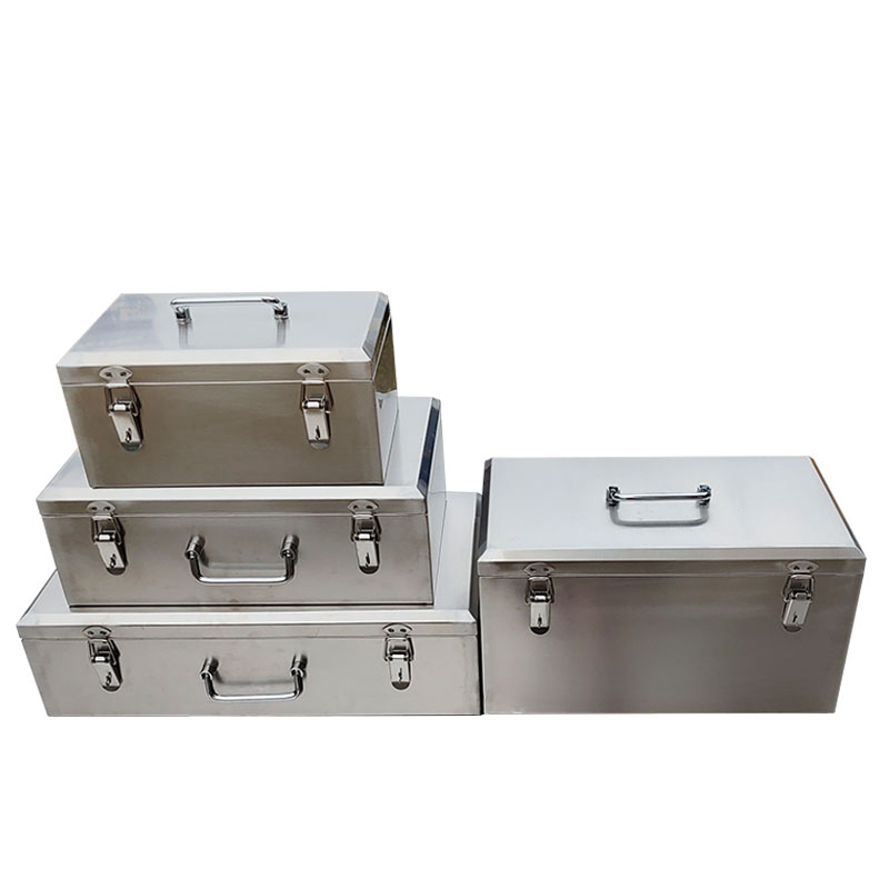 Caja de herramientas de Hardware de acero inoxidable personalizada