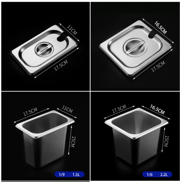 Caja de acero inoxidable para cocina
