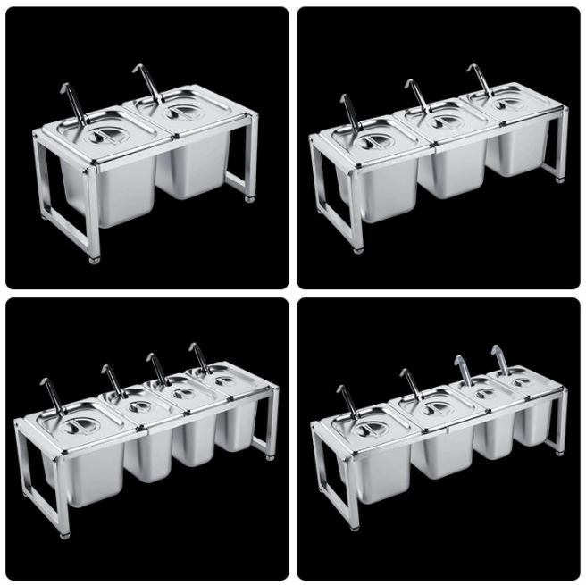 Caja de acero inoxidable para cocina