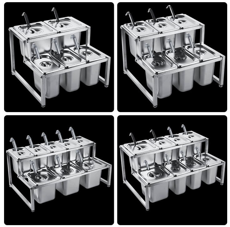 Caja de acero inoxidable para cocina