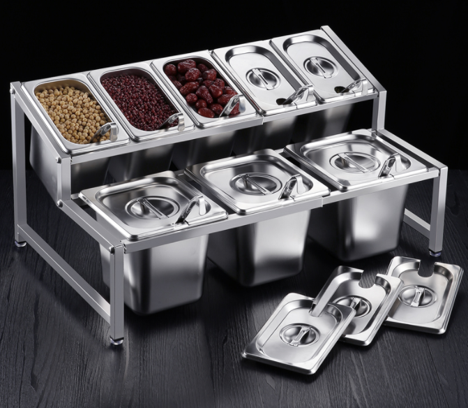 Caja de acero inoxidable para cocina
