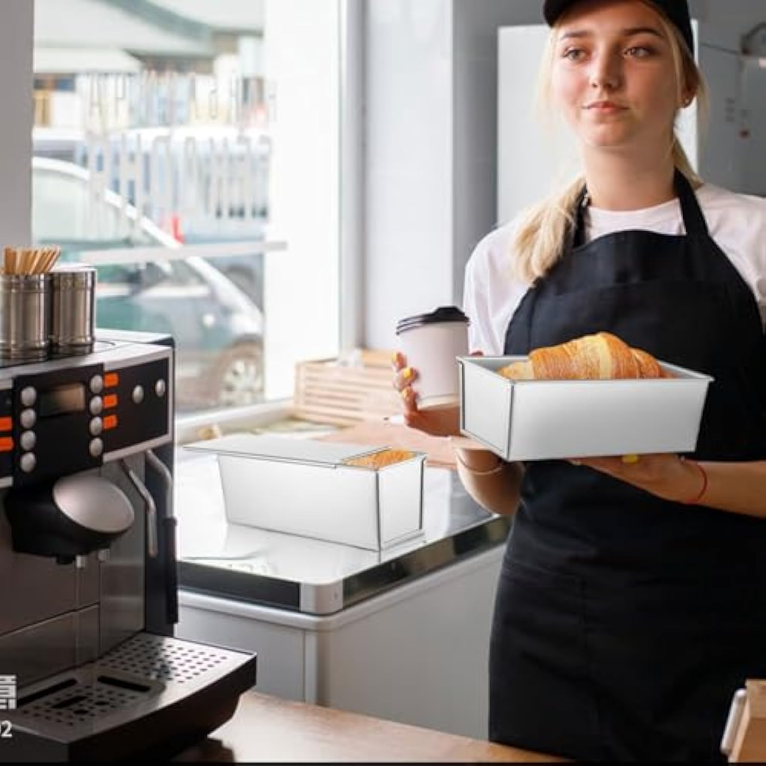 Pan de Pan - caja de Pan de acero inoxidable para el almacenamiento en la cocina