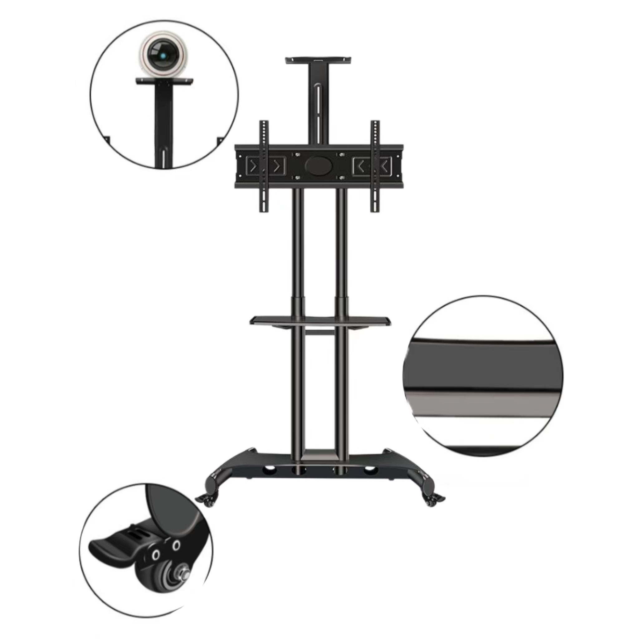 Soporte de Tv extraajustable de Metal con ruedas