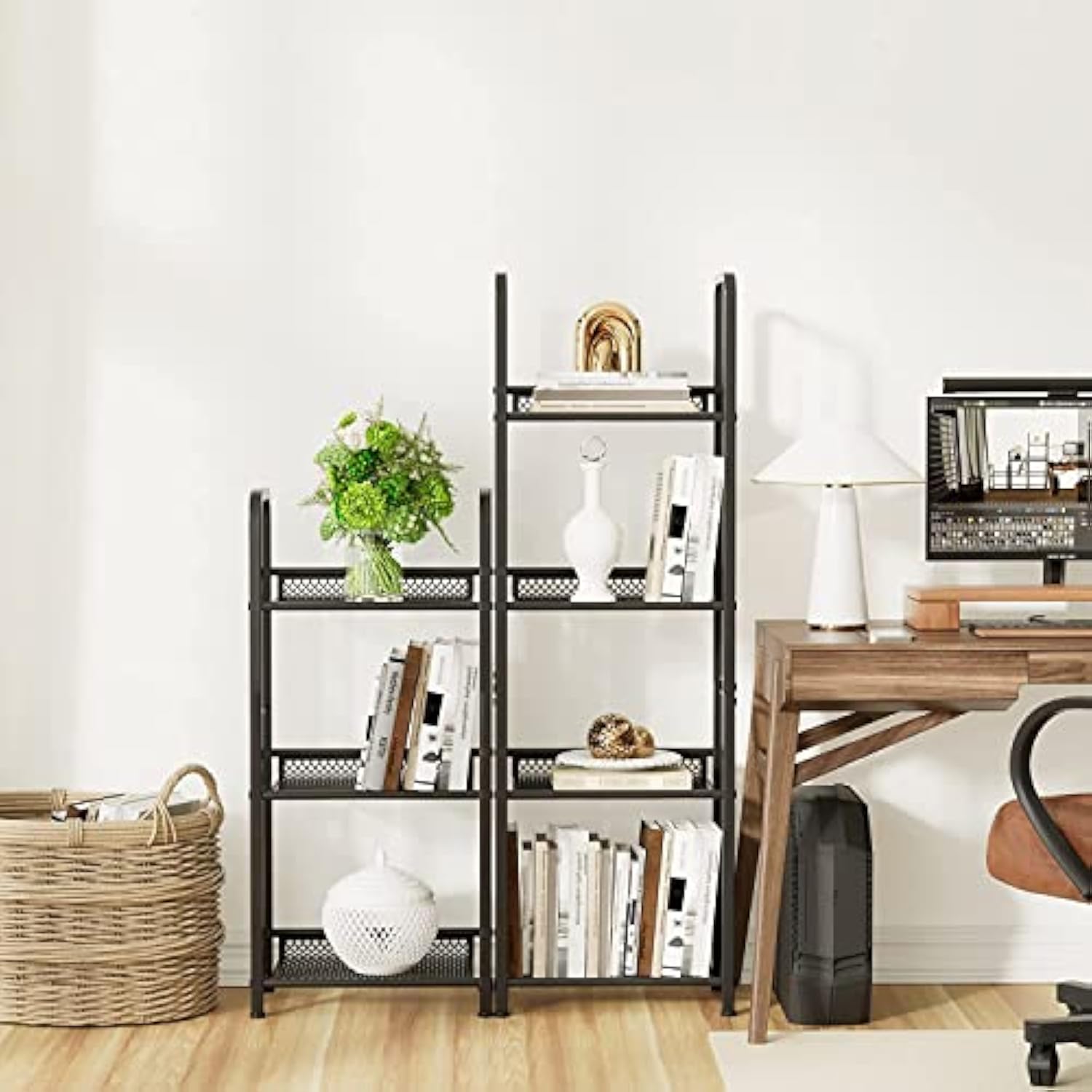 Estantería de Metal de almacenamiento independiente Rack para sala de estar