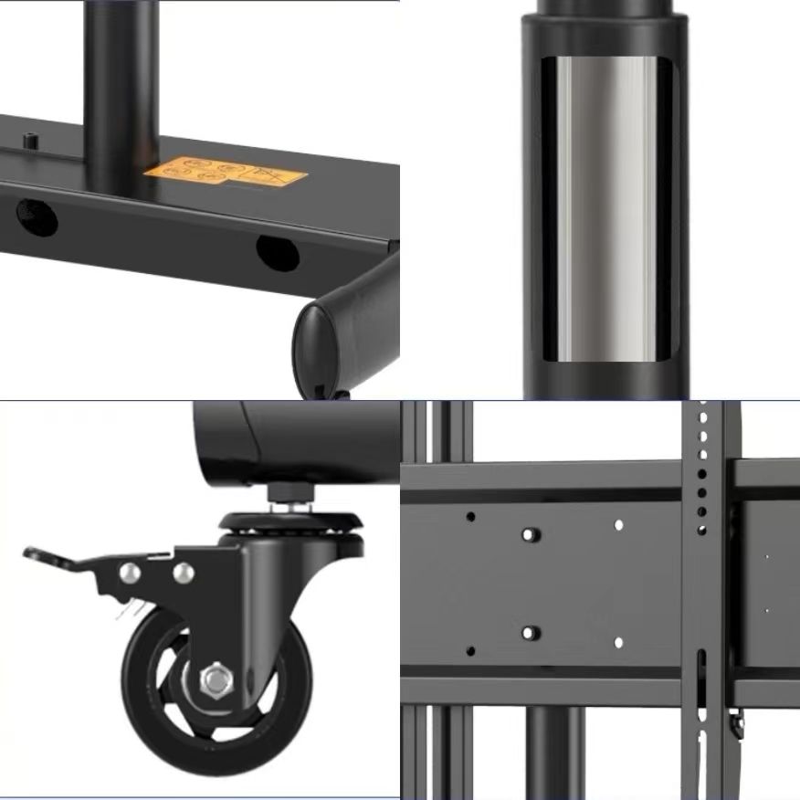 Soporte de Tv extraajustable de Metal con ruedas