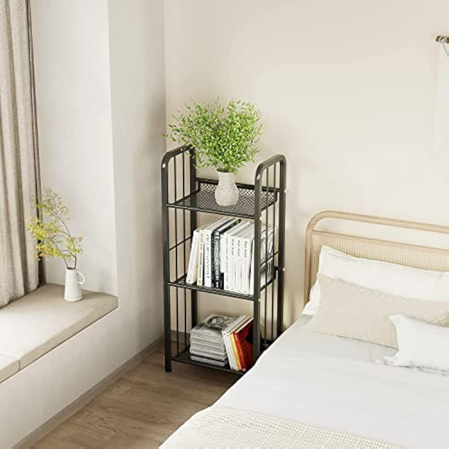 Estantería de Metal de almacenamiento independiente Rack para sala de estar