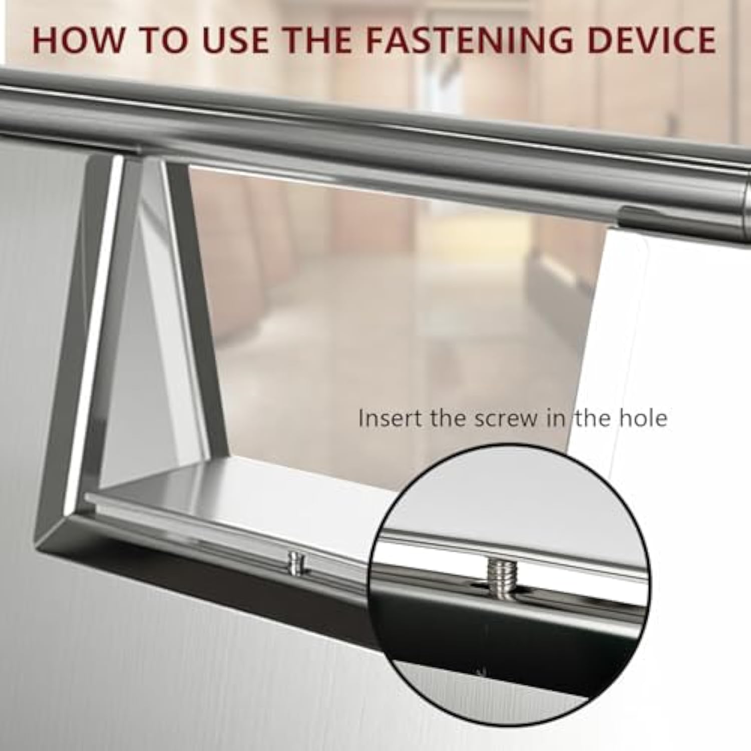 Manimaniportátil portátil de acero inoxidable mojado suelo señal de precaución para restaurante ﻿