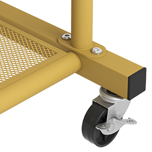 Estante de almacenamiento de varias capas de Metal de oro